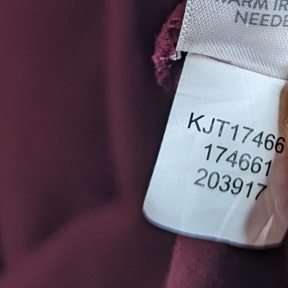 J Jill Long Sleeve Top Size Medium Red Shirt Women Stretch Wrap Scarf Infinity - Picture 11 of 13